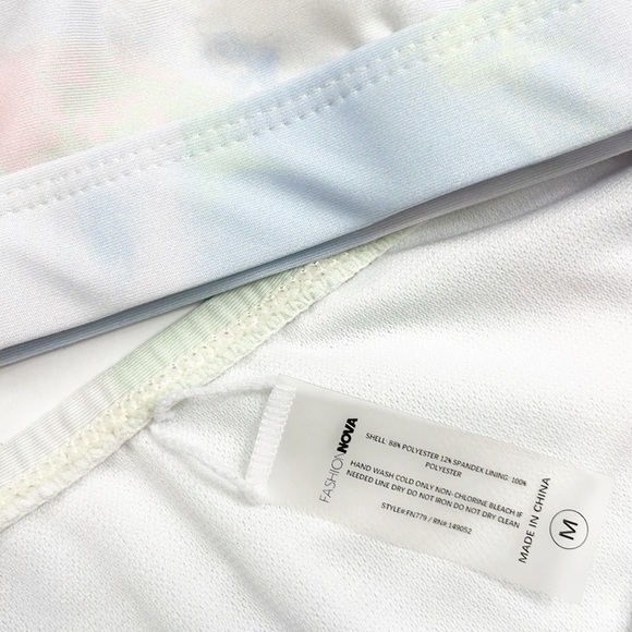 Fashion Nova Beach House Swim 2 Piece Bikini Multi Color - Picture 7 of 7